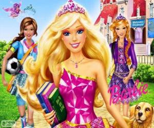 Puzzle Barbie Πριγκίπισσα στο σχολείο